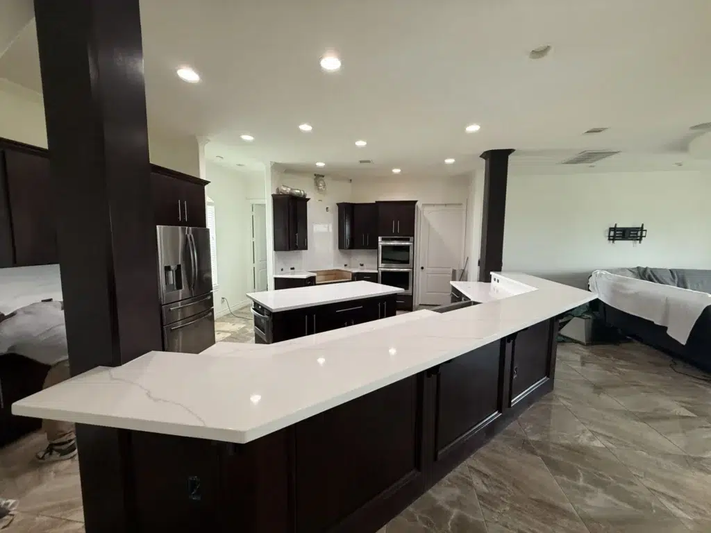 granite countertops Katy TX, quartz countertops Katy TX, quartzite countertops Katy TX, and marble countertops Katy TX for every style of home renovation, kitchen remodel, or bathroom upgrade. From affordable granite countertops in Katy TX to luxury marble countertops Katy TX, our expert countertop fabricators and installers deliver unmatched quality and precision. We specialize in outdoor kitchen countertops Katy TX, bathroom vanity countertops Katy TX, and custom kitchen countertop installations designed to fit your space perfectly. Our Katy TX granite slab showroom features full slab countertops, exotic granite colors, white quartz countertops, and black granite countertops that add elegance and durability to your home. Whether you’re exploring eco-friendly countertops Katy TX, engineered stone countertops Katy TX, or natural stone countertops Katy TX, we have stunning options that combine beauty and strength. We also provide countertop repair services Katy TX, countertop maintenance and sealing Katy TX, and countertop replacement services to keep your surfaces looking flawless. From modern kitchen countertops Katy TX to farmhouse kitchen countertops Katy TX, our professional countertop installers ensure every detail shines. Visit our countertop showroom Katy TX for countertop design ideas, custom backsplash and countertops Katy TX, and full kitchen and bathroom countertop remodeling. Whether you’re seeking affordable countertops, high-end granite, or durable quartzite surfaces, our Katy TX countertop specialists will bring your vision to life with craftsmanship, precision, and passion.