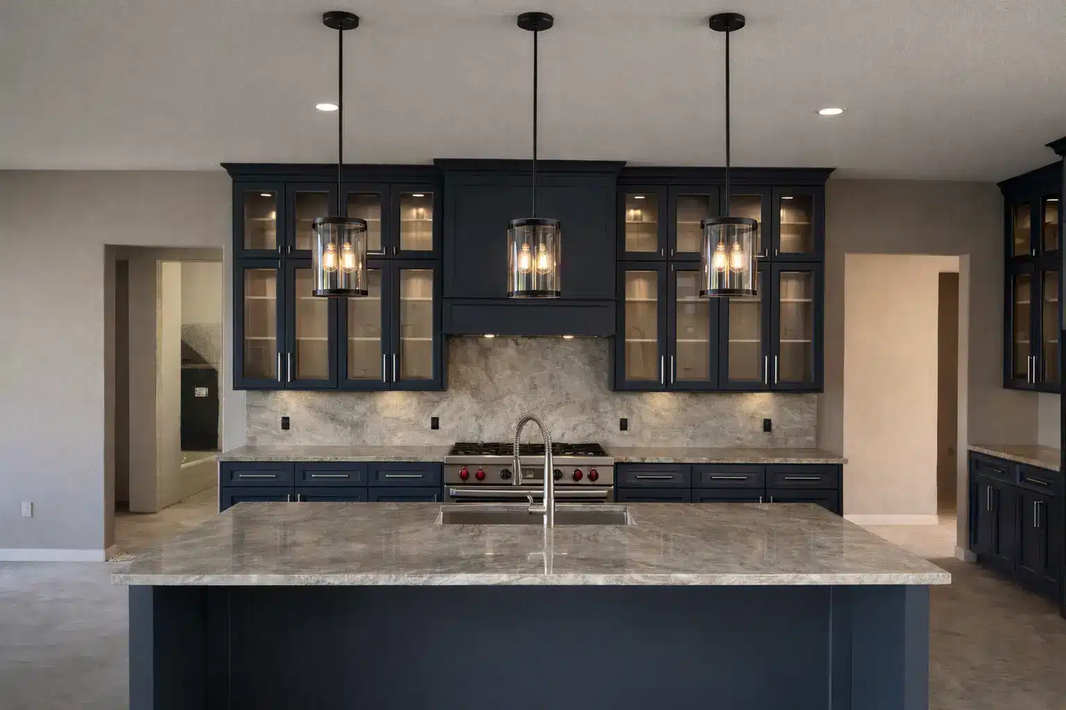 Luxury kitchen and living space inspiration for Texas RockStar Granite